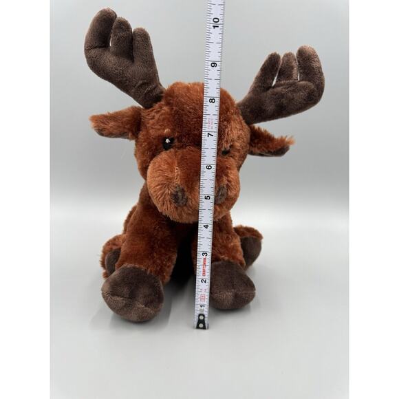 Cute Reindeer Moose Plush 8” Stuffed Animal Toy RMS International - Picture 2 of 8
